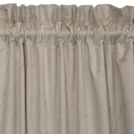 ZASŁONA GOTOWA NADIA NA TAŚMIE 140 X 300 CM BEŻOWY