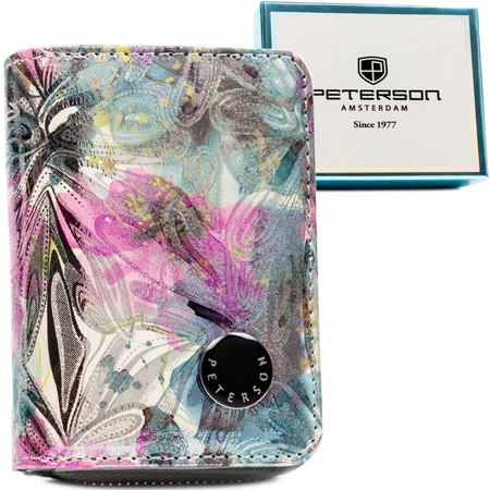 Portfel damski skóra naturalna skórzany Peterson