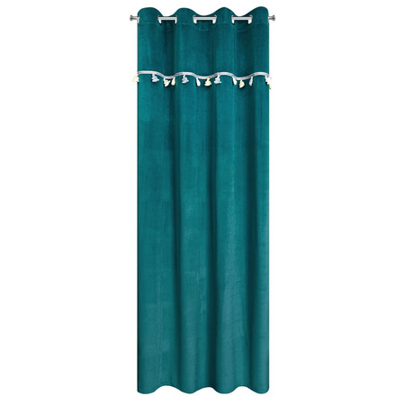 ZASŁONA GOTOWA KIDS 1 140 X 250 CM CIEMNOTURKUSOWY