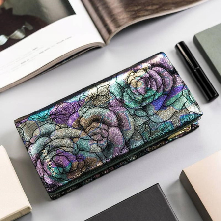 Portfel damski skórzany skóra naturalna  Peterson 