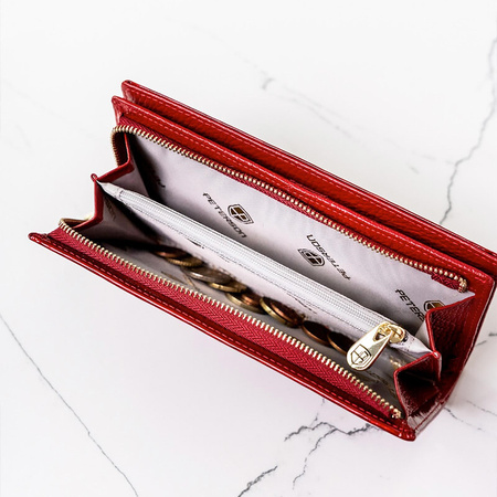 Portfel damski skórzany skóra naturalna  Peterson