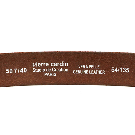 Pierre Cardin pasek brązowy - mężczyzna