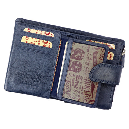 Portfel damski skórzany skóra naturalna Route 66 