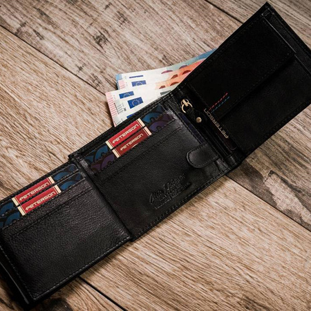 Portfel męski skórzany skóra naturalna  Peterson