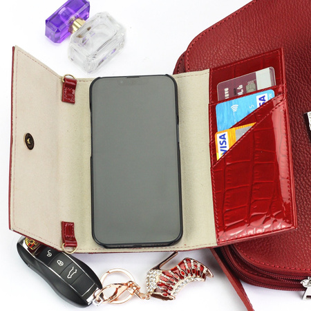 Etui na telefon skórzane skóra ekologiczna 