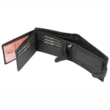 Portfel męski skórzany skóra naturalna Money Kepper 