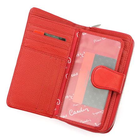 Portfel damski skórzany skóra naturalna Pierre Cardin 