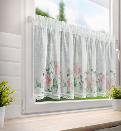 FIRANA GOTOWA ASTEJA NA TAŚMIE 150 X 60 CM BIAŁY