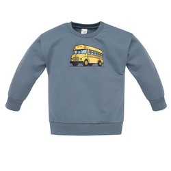 Bluza FUN TIME niebieski,autobus 74