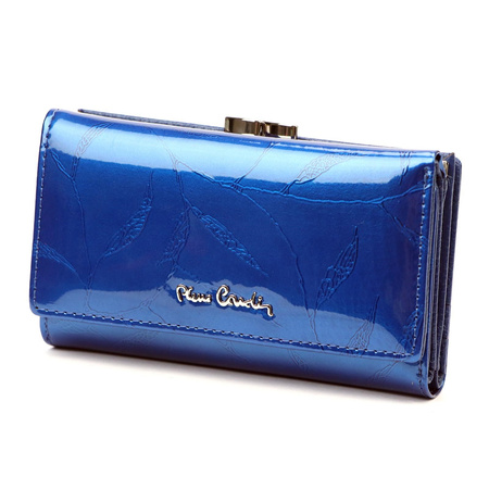 Pierre Cardin portfel skóra naturalna szary 02 LEAF 108 - kobieta