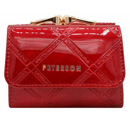 Portfel damski skórzany skóra naturalna Peterson