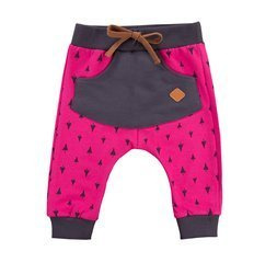 SPODNIE TRIP DRES DZ RÓŻ DRUK Ewa Klucze