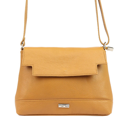 MiaMore torebka listonoszka skóra naturalna biały