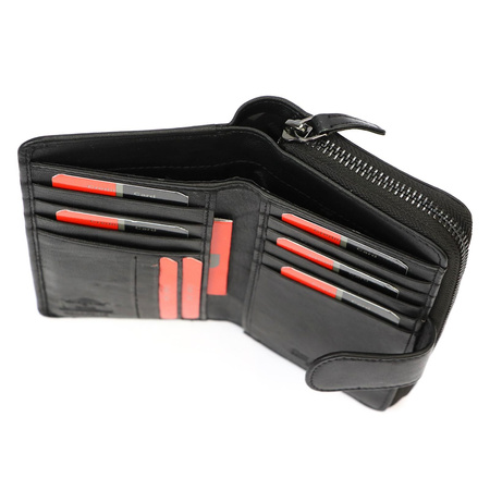 Portfel damski skórzany skóra naturalna Pierre Cardin 