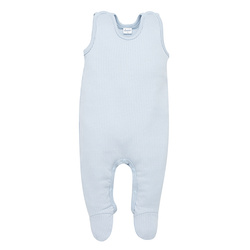 Śpiochy niemowlęce LOVELY DAY BABYBLUE niebieski,prążek 68