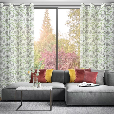 ZASŁONA GOTOWA DARI 140 X 250 CM BIAŁY