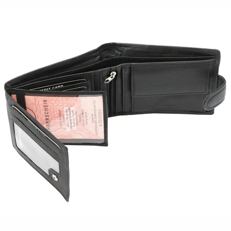 Portfel męski skórzany skóra naturalna Money Kepper 