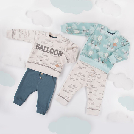 Spodnie bawełniane dla chłopca Eevi Balloons 