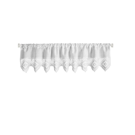 FIRANA GOTOWA ISAAC NA TAŚMIE 150 X 30 CM BIAŁY