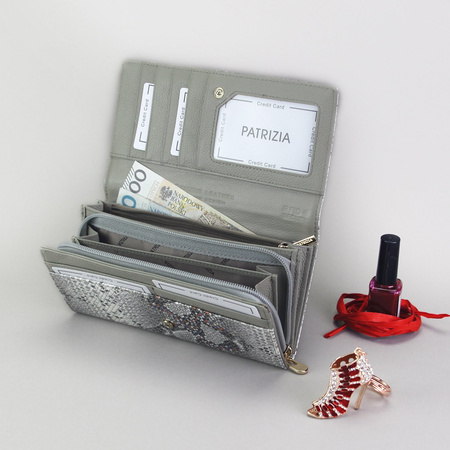 Portfel damski skórzany skóra naturalna Patrizia