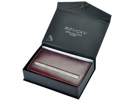 Portfel damski skórzany skóra naturalna Rovicky 
