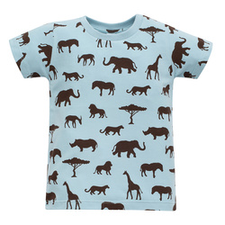 TSHIRT SAFARI niebieski,afryka 122