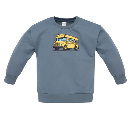 Bluza FUN TIME niebieski,autobus 122