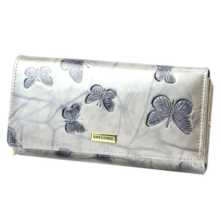 Portfel damski skórzany skóra naturalna Gregorio 