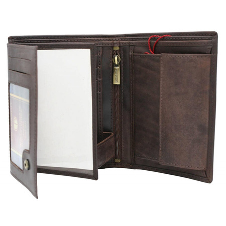 Portfel męski skórzany skóra naturalna  Peterson