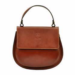 Florence torebka listonoszka skóra naturalna brązowy