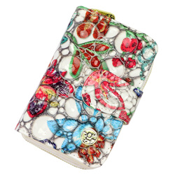 Portfel damski skórzany skóra naturalna + skóra ekologiczna Gregorio