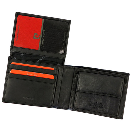 Portfel męski skórzany skóra naturalna Pierre Cardin