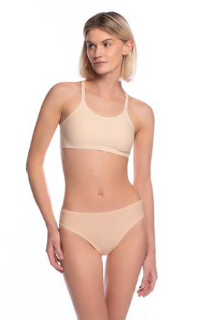 Figi bikini Flexy Fit 6000 BI majtki damskie beżowe 