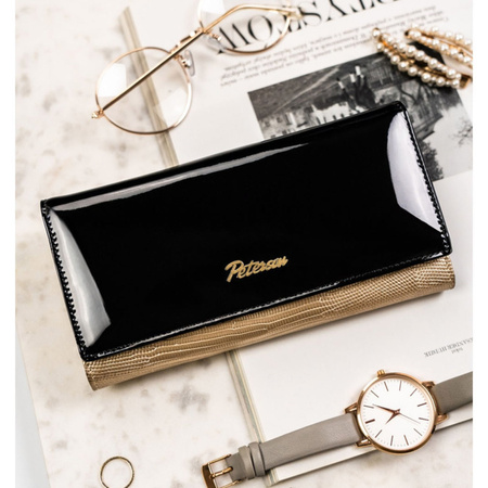 Portfel damski skóra naturalna skórzany Peterson