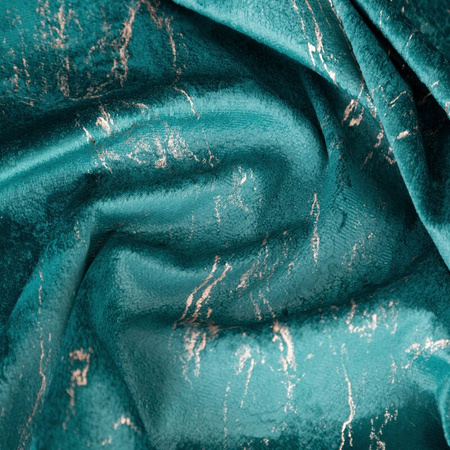 ZASŁONA GOTOWA NADIA NA TAŚMIE 140 X 300 CM CIEMNOTURKUSOWY