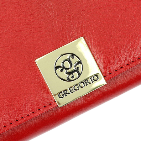 Portfel damski skórzany skóra naturalna Gregorio