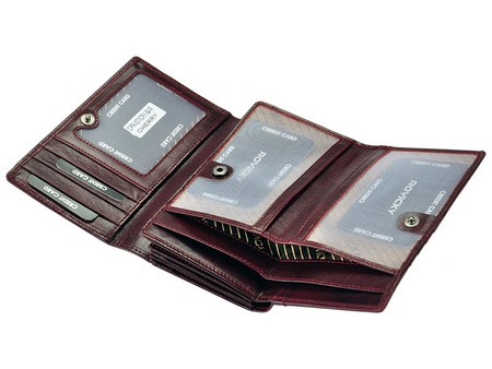 Portfel damski skórzany skóra naturalna Rovicky 