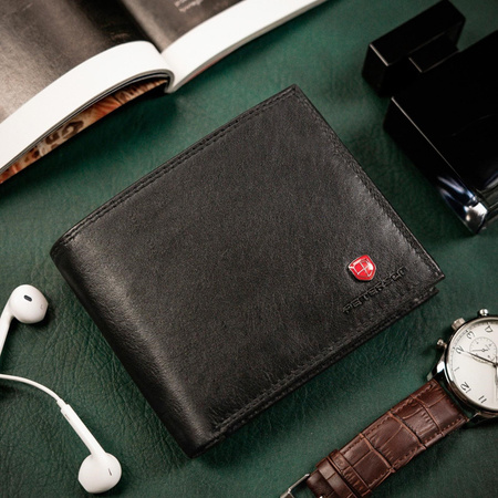 Portfel męski skórzany skóra naturalna  Peterson