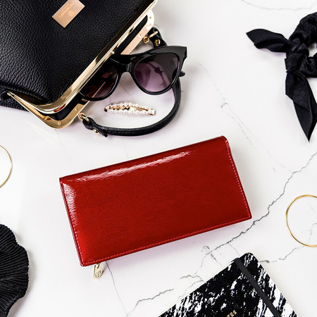 Portfel damski skórzany skóra naturalna  Peterson