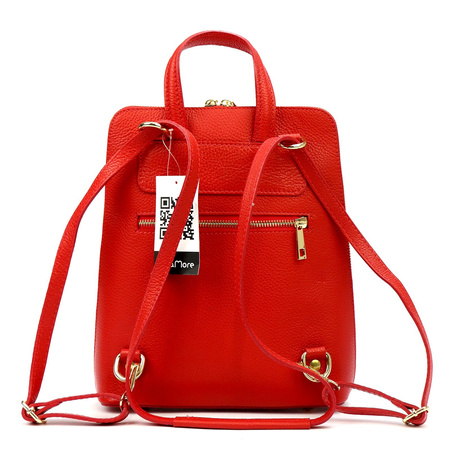 Plecak damski skórzany skóra naturalna MiaMore