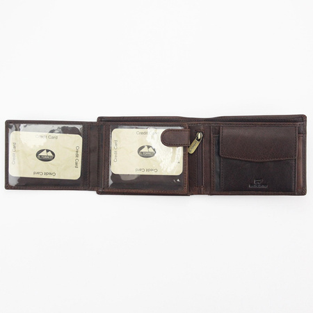 Portfel męski skórzany skóra naturalna El Forrest