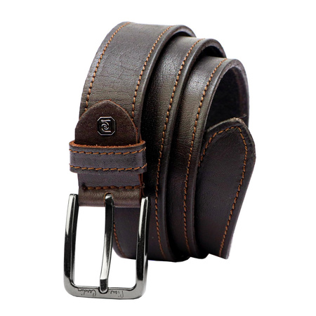 Pasek męski skórzany skóra naturalna Pierre Cardin