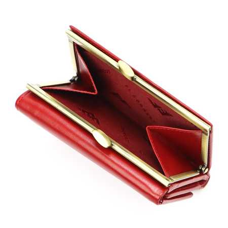 Portfel damski skórzany skóra naturalna El Forrest 