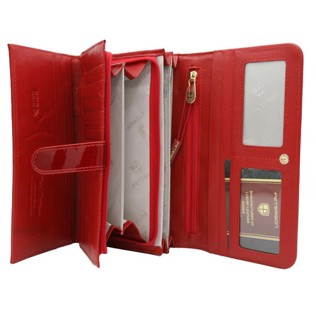 Portfel damski skórzany skóra naturalna Peterson