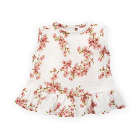 BLUZKA RAM SUMMER MOOD 104 ECRU KWIATY