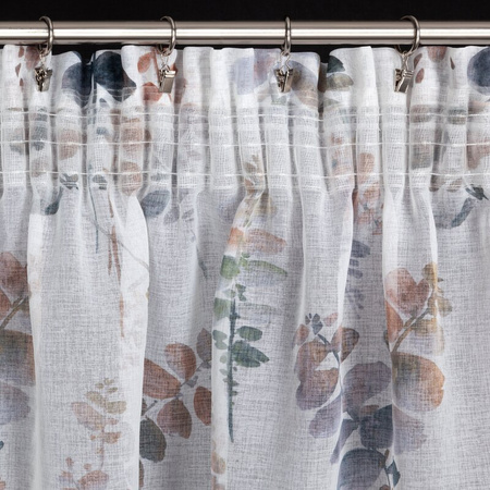 ZASŁONA GOTOWA MARINA NA TAŚMIE 140 X 270 CM BIAŁY