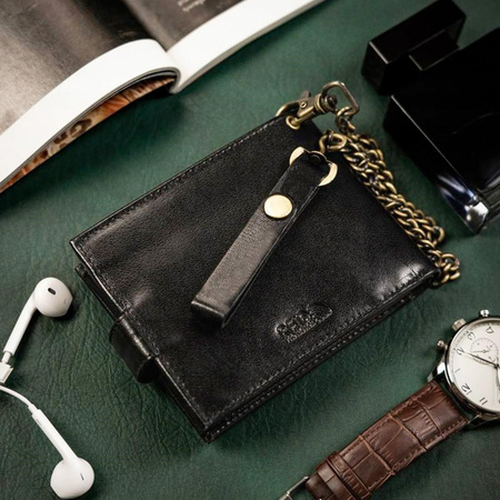 Portfel męski skórzany skóra naturalna  Peterson