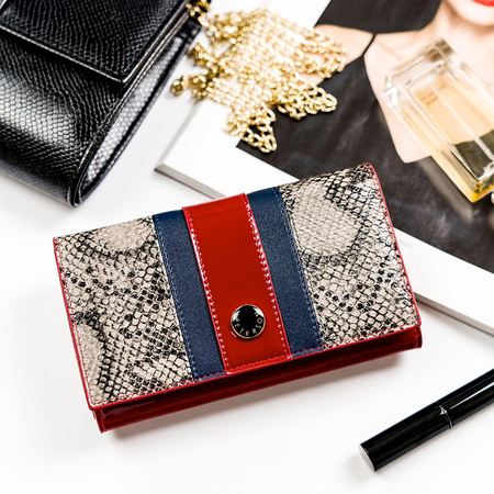 Portfel damski skóra naturalna skórzany Peterson