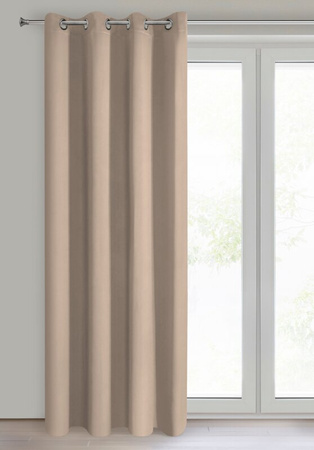 ZASŁONA GOTOWA LOGAN 135 X 250 CM BEŻOWY