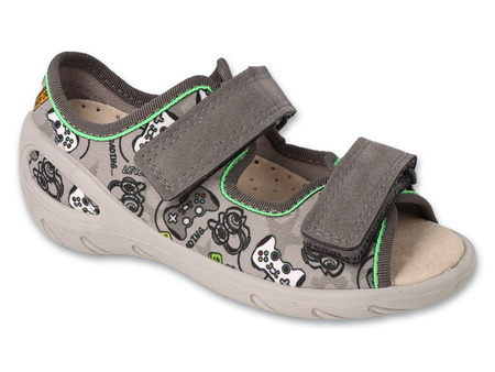 Befado - sandałki chłopięce kapcie pantofle